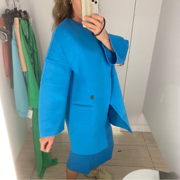 Blue Sky Factory Wool Coat, Sz M - Picture 13 of 15